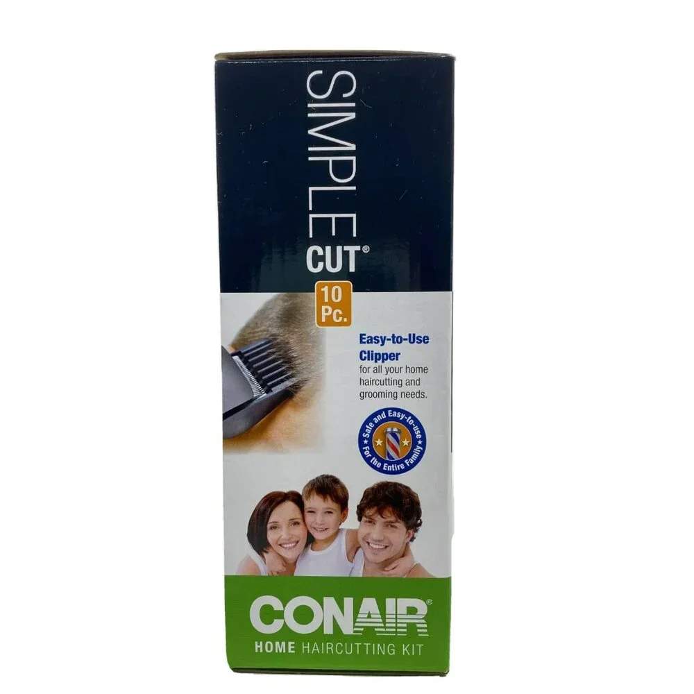 Conair Simple Cut Home Haircutting Kit And Trimmer 10 Pieces HC90RGB